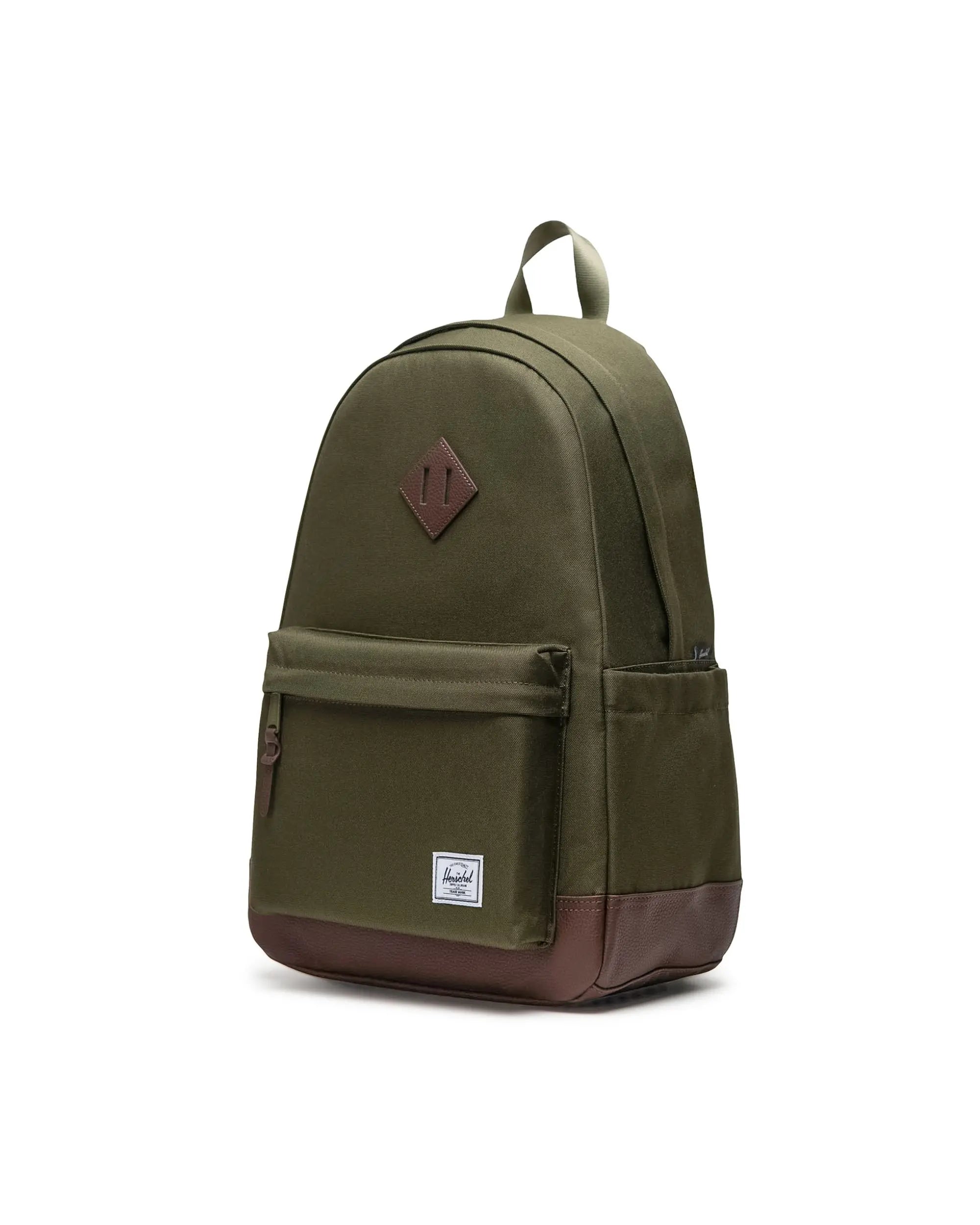 herschel 24l backpack Herschel Heritage 24L Ivy Green Chicory Coffee Backpack