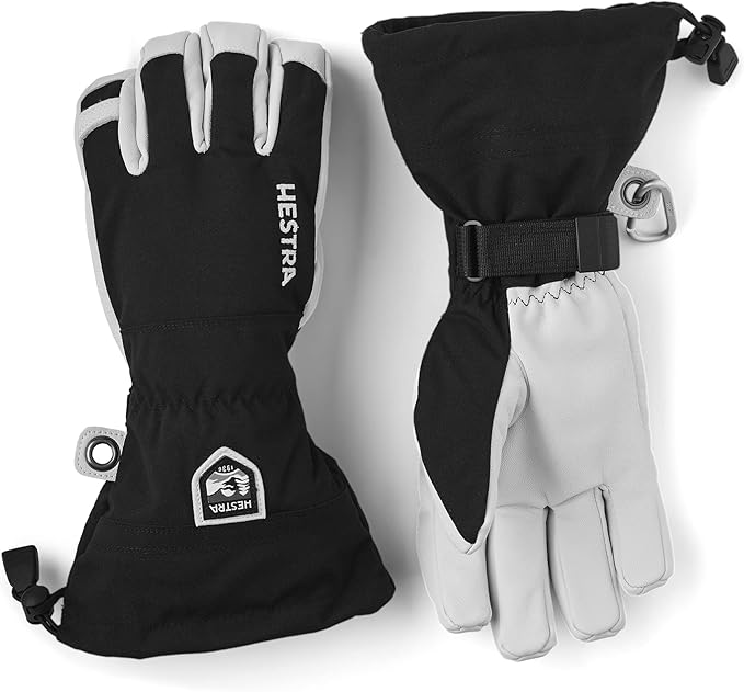 Hestra Army Leather Heli Ski Glove Black / 12