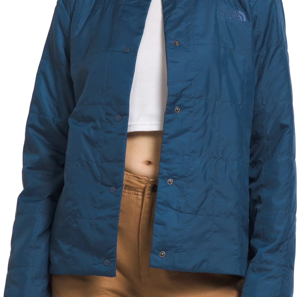 North face collarless jacket hotsell