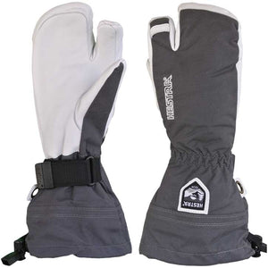 Hestra Army Leather Heli Ski 3-Finger Gloves - Men's