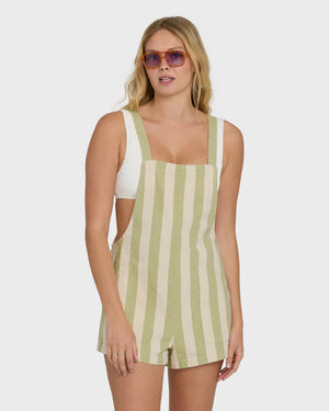 Billabong Beach Crush Yarn-Dyed Overalls - Women's