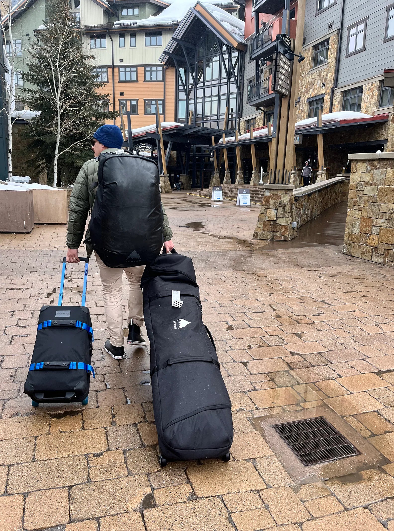 Burton wheelie luggage shop