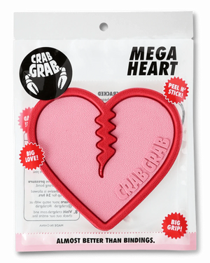 Crab Grab Mega Hearts Stomp Pad for Snowboarding