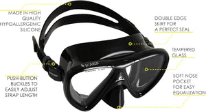 Cressi Ikarus & Orion Swim Mask Combo - Adult - 2025