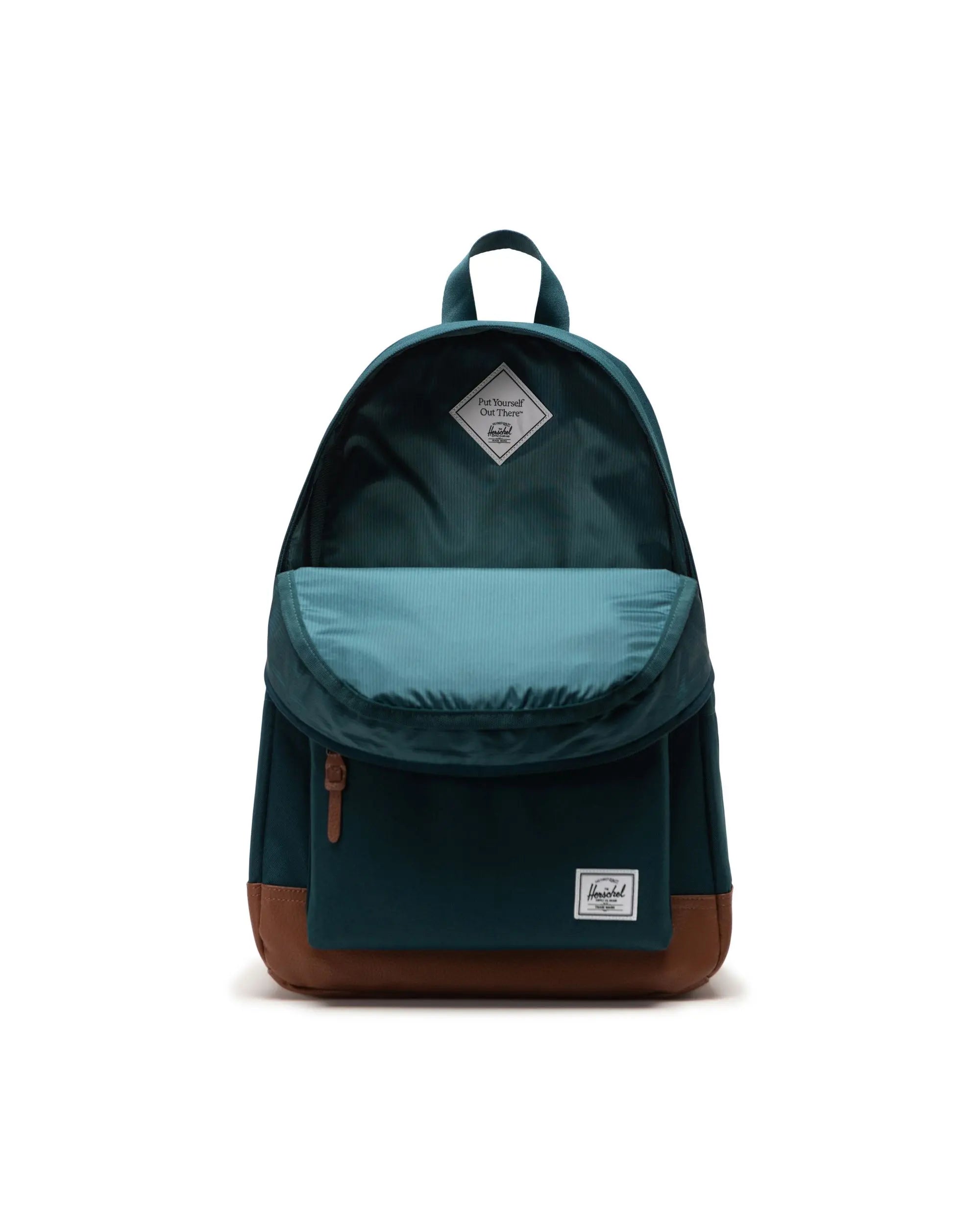 buy herschel heritage backpack Herschel Heritage 24L Ivy Green Chicory Coffee Backpack