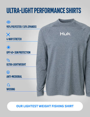 Huk Airweight Crew Shirt - Men's