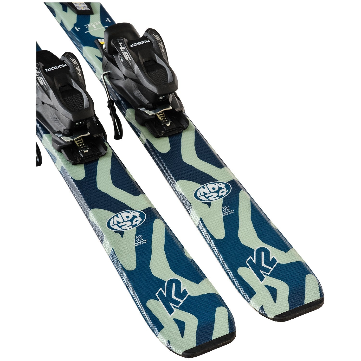 k2 112cm kid skis K2 Kids' Indy Skis w/7.0 FDT Jr Bindings 2025