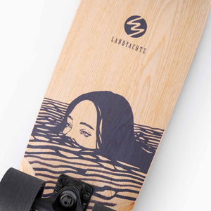 Landyachtz Dinghy Classic Fender Midnight Drip Complete Longboard - 2026