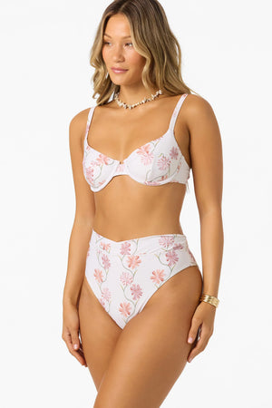 O'Neill Ivy Floral Seashell Bikini Top - Women's