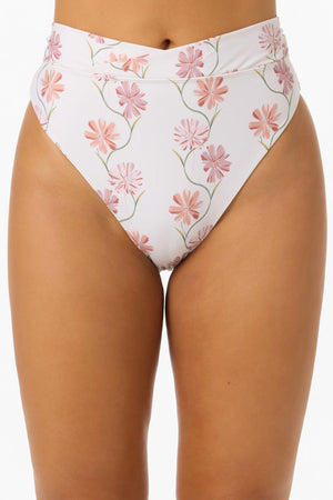 O'Neill Ivy Floral Stellan High Rise Skimpy Bikini Bottoms - Women's