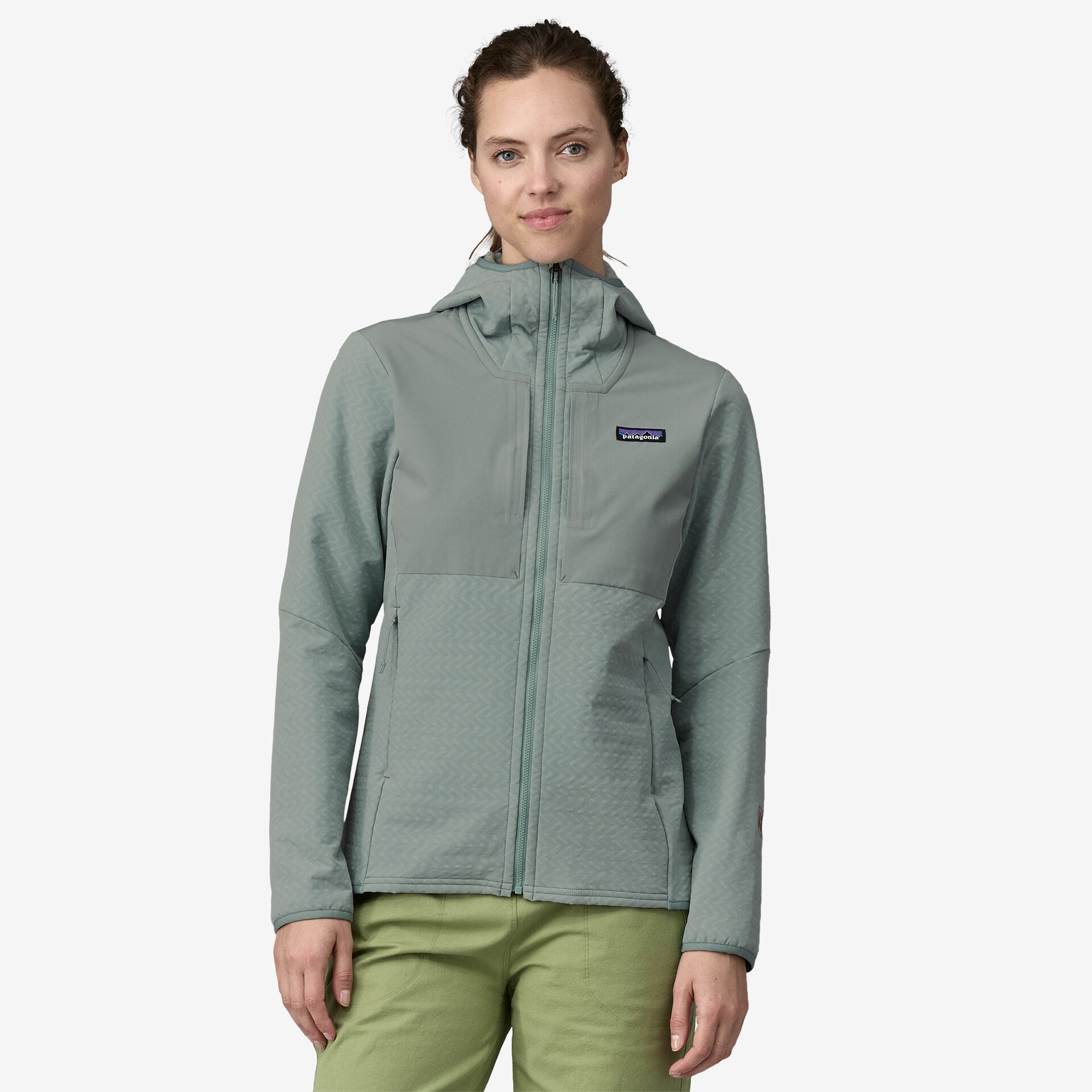 Patagonia Women s R2 CrossStrata Hoody Thermal Blue