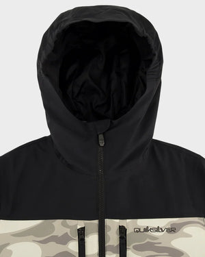 Quiksilver Double Black Snow Jacket - Boys