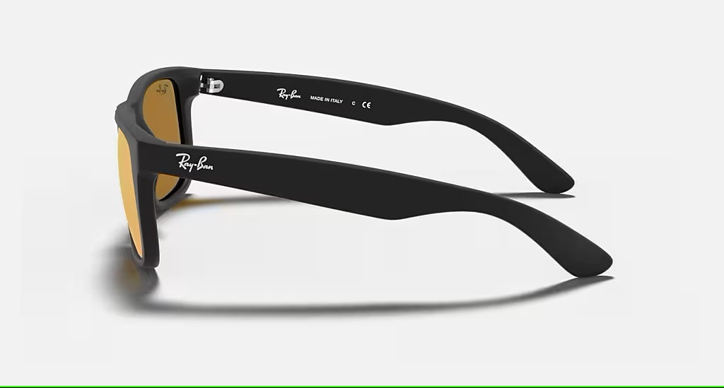 Ray-Ban Sunglasses Man Justin Classic - Black Frame Green Lenses 54-16