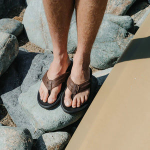 Reef Cushion Phantom 2.0 Leather Sandals - Men's