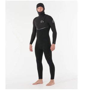 Rip Curl E-Bomb 5/4 Zip Free Hooded Wetsuit - Men's