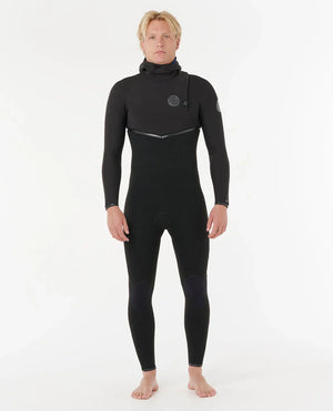 Rip Curl E-Bomb 4/3 Zip Free Hooded Wetsuit - Men's