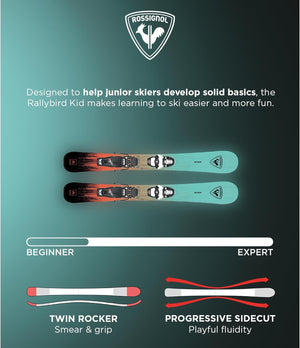 Rossignol Sender Kid Skis + Team 4 Bindings - 2026 - Toddler