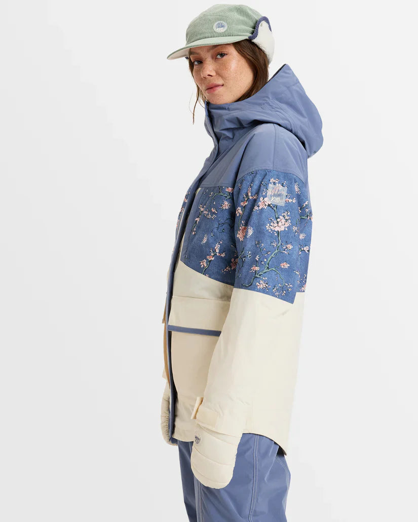 roxy cherry blossom snowboard Roxy Chloe Kim Parka Women Jacket