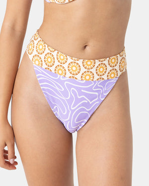 Roxy Sunshine State of Mind Banded Bikini Bottom - Women's