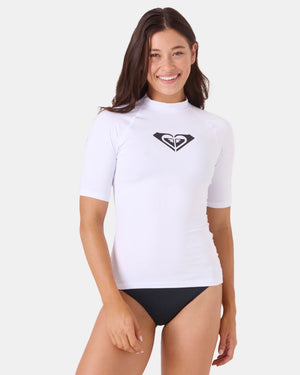 Roxy Whole Hearted Short Sleeve Rashguard - Women's
