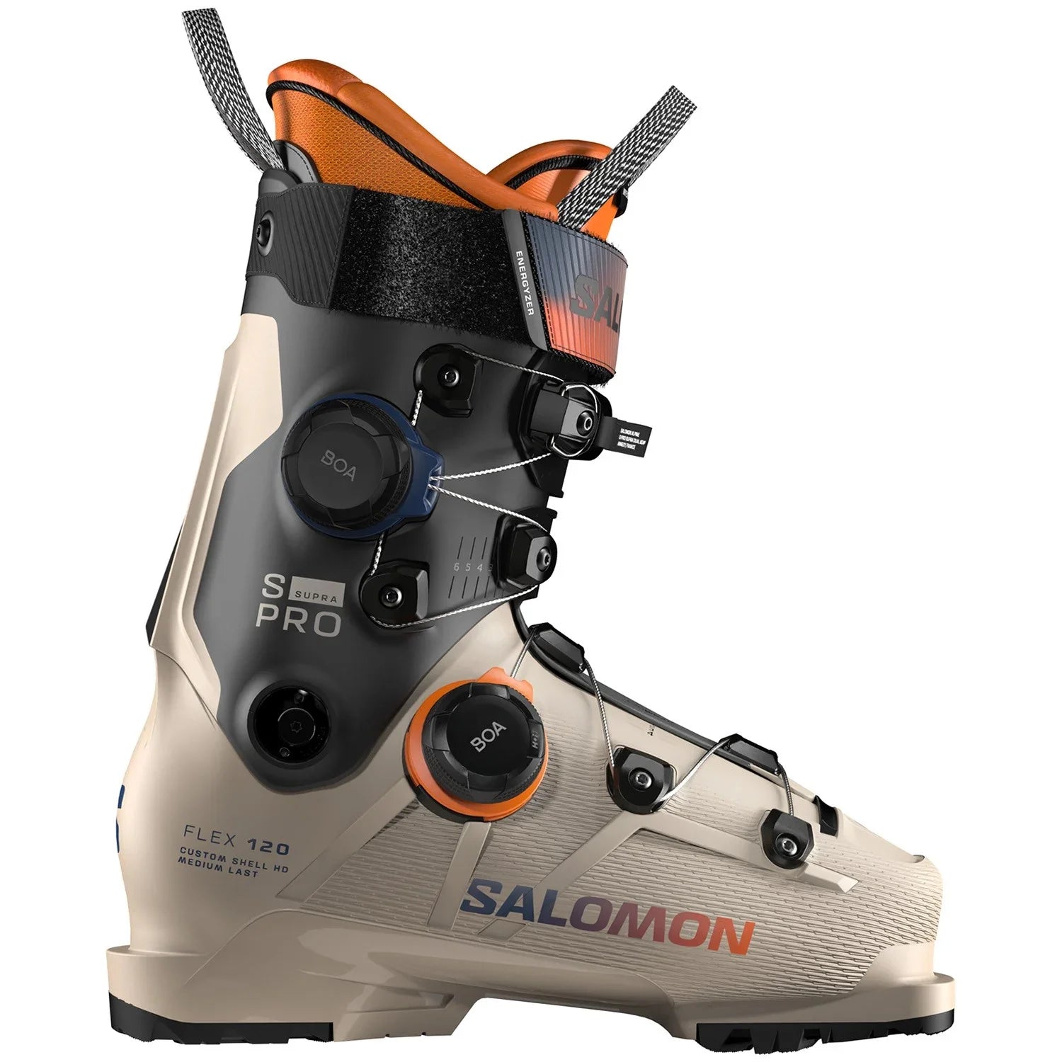 salomon energyzer rs 120 ski boots S/Pro Supra Dual BOA 2026 Size:4.25 inches - 7/8 oz Water-Resistant Wheeled Duffel Bag Built around the new Kodiak Chaos