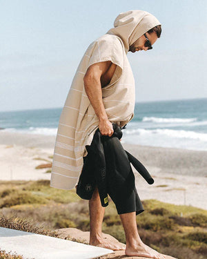 Sand Cloud Classic Stripe Hooded Poncho - 2026
