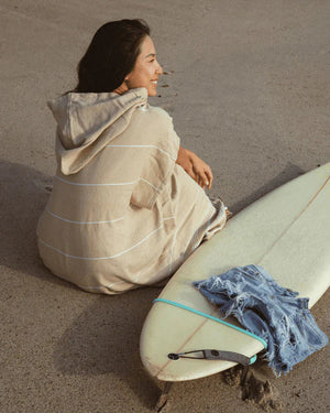 Sand Cloud Classic Stripe Hooded Poncho - 2026
