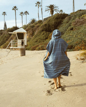 Sand Cloud Classic Stripe Hooded Poncho - 2026