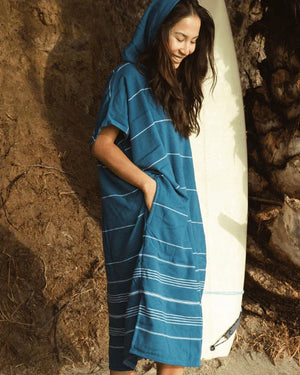 Sand Cloud Classic Stripe Hooded Poncho - 2026