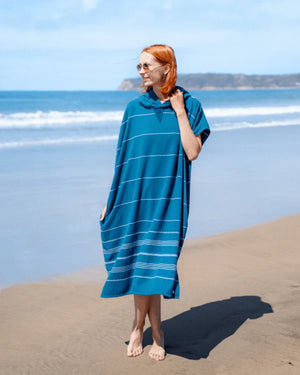 Sand Cloud Classic Stripe Hooded Poncho - 2026