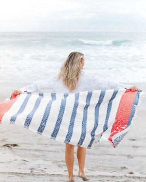 Sand Cloud Patriot Stripe Beach Towel - 2026