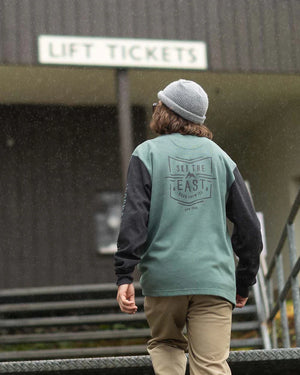 Ski The East Element Waffle Long Sleeve Crew - Men's