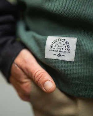 Ski The East Element Waffle Long Sleeve Crew - Men's