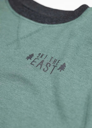 Ski The East Element Waffle Long Sleeve Crew - Men's