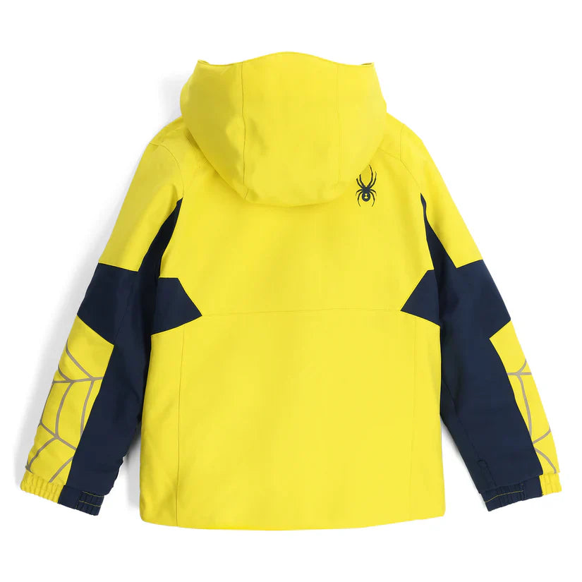 【CABaN】シャイニージャガードノーカラージャケット　S yellow Jessica Jacket — Canary Yellow – La Garçonne