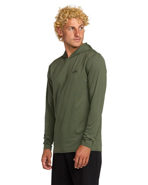 Billabong Arch Mesh Long Sleeve Hooded Surf Tee - Men's