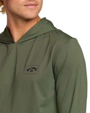 Billabong Arch Mesh Long Sleeve Hooded Surf Tee - Men's