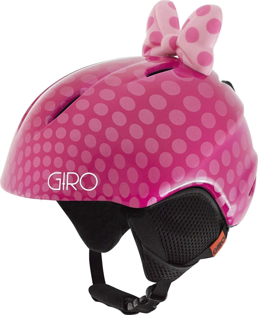 Giro Launch Plus Youth Snow Helmet - Kids - Pink Bow Polka Dot - X-Small