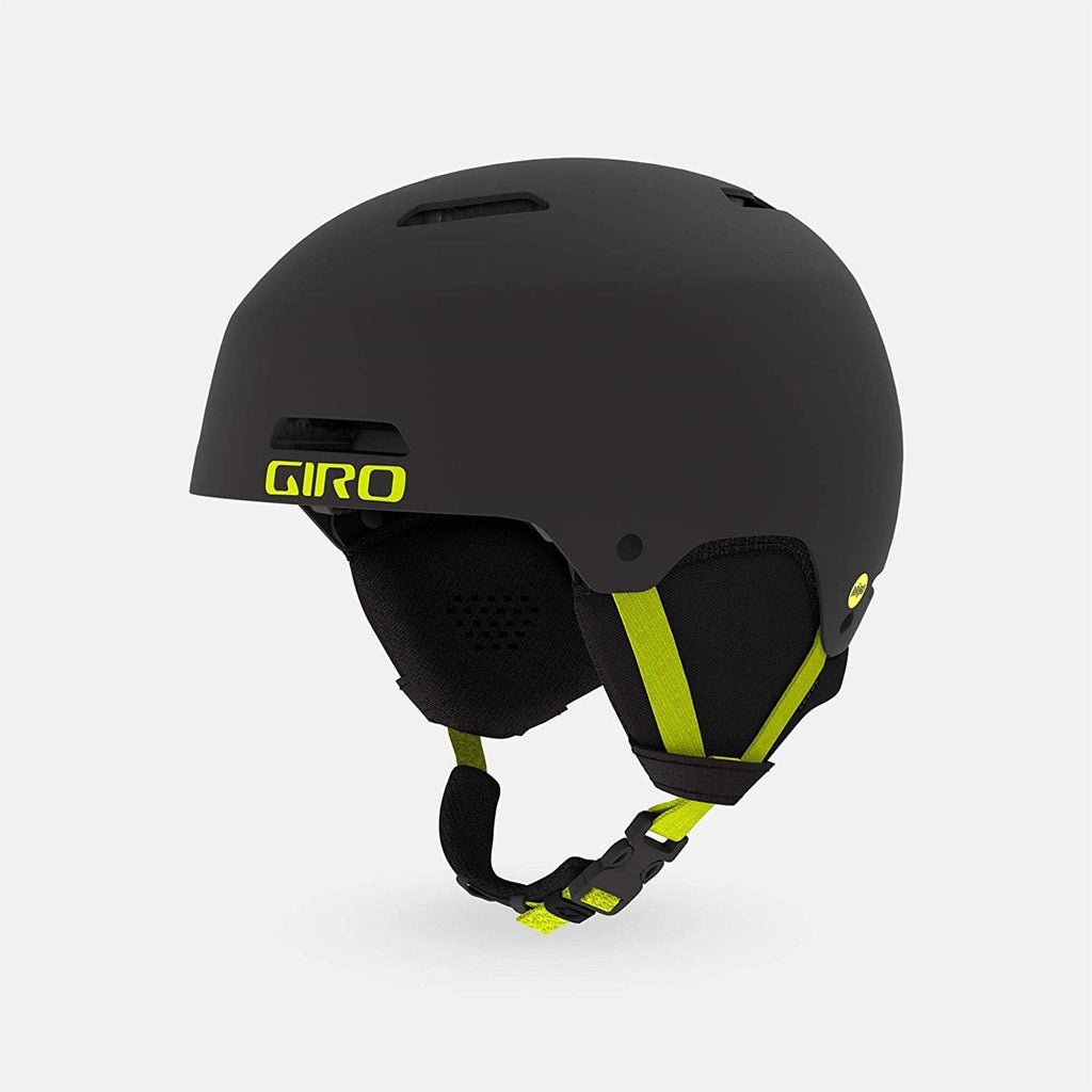Giro Ledge MIPS Ski and Snowboard Helmet - Matte Warm Black/Citron - Small