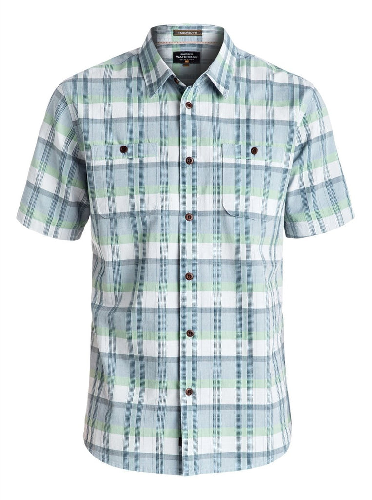 Quiksilver Waterman Ample Time Short Sleeve Shirt - Men's?id=15666518818875