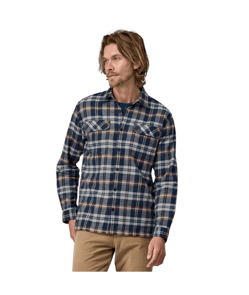 Patagonia Long Sleeve Organic Cotton Fjord Flannel Shirt Men s