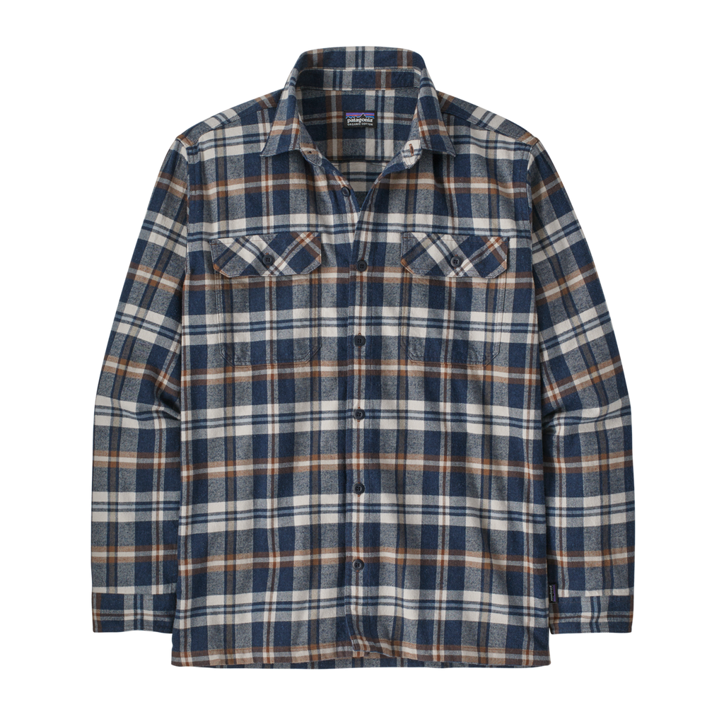 Patagonia Long Sleeve Organic Cotton Fjord Flannel Shirt Men s