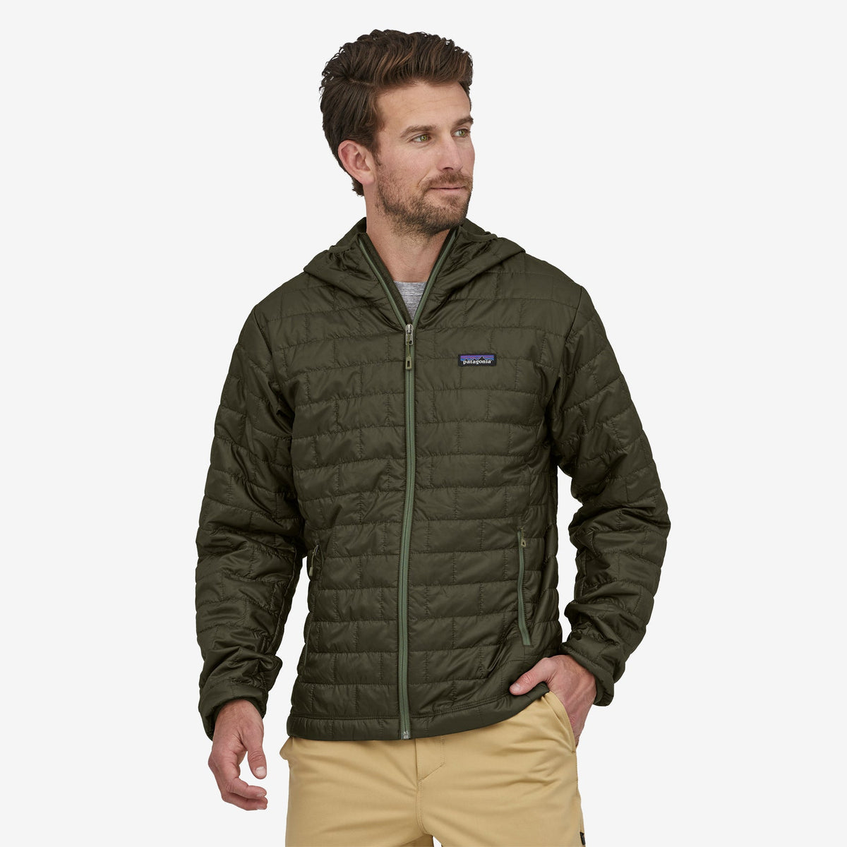 Large patagonia nano clearance puff hoody womens