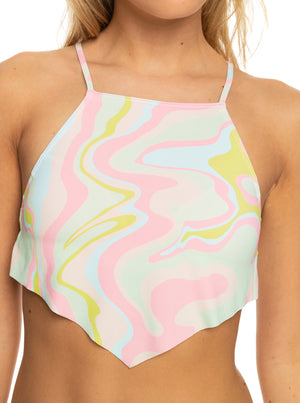 Roxy Tropics Hype Crop Bikini Top - Women's